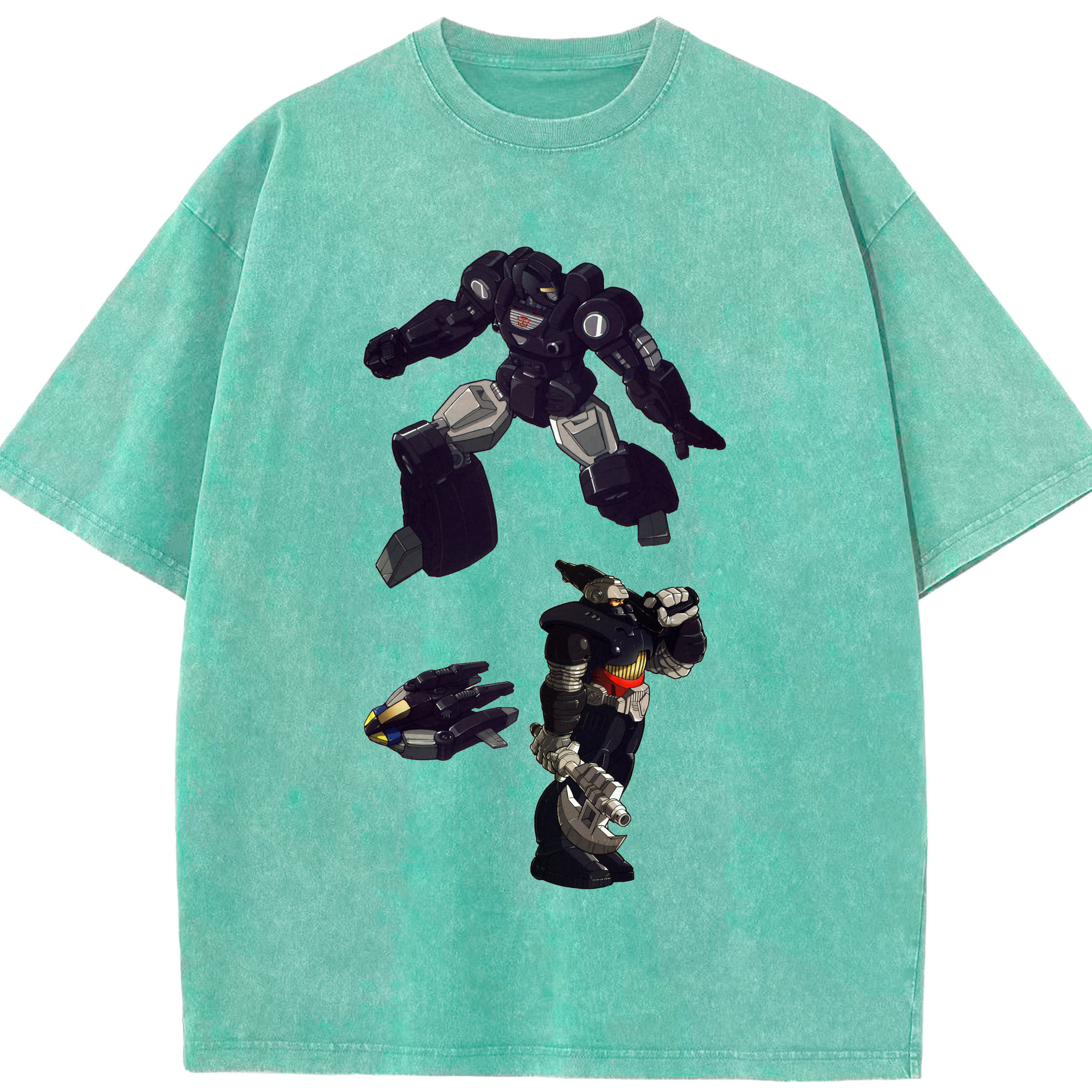（画像用）  綿100% ヴィンテージ風 半袖Tシャツ（フロントプリント）